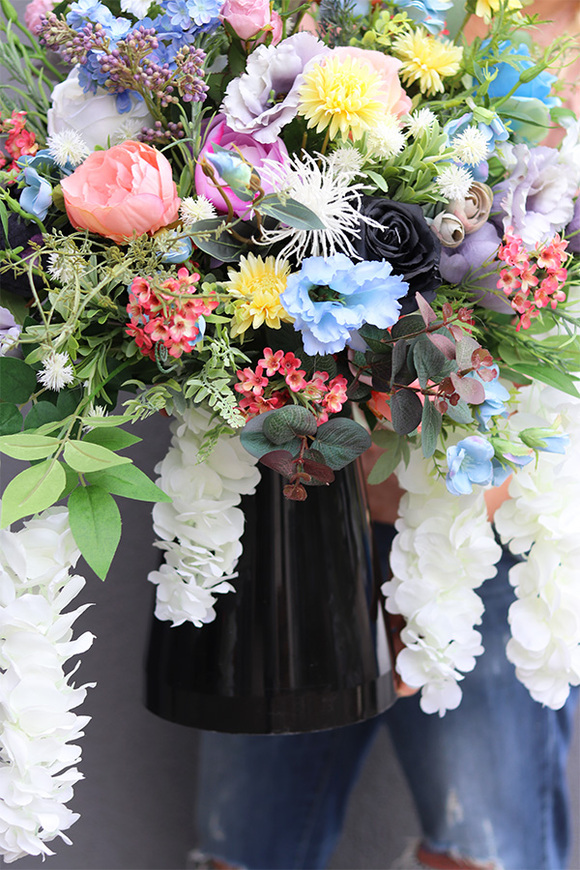 Leossa Rainbow, bukiet nagrobny we flakonie