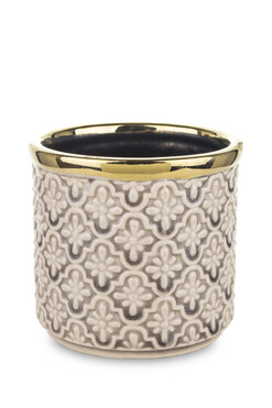 osłonka / donica Flower 2, wym.13x14.5x14.5cm