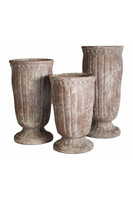  Sirocco A, smukły puchar z ceramiki, wym.15.5x15.5x33cm