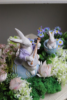 Zajączek Sama Słodycz, pastelowy stroik wielkanocny