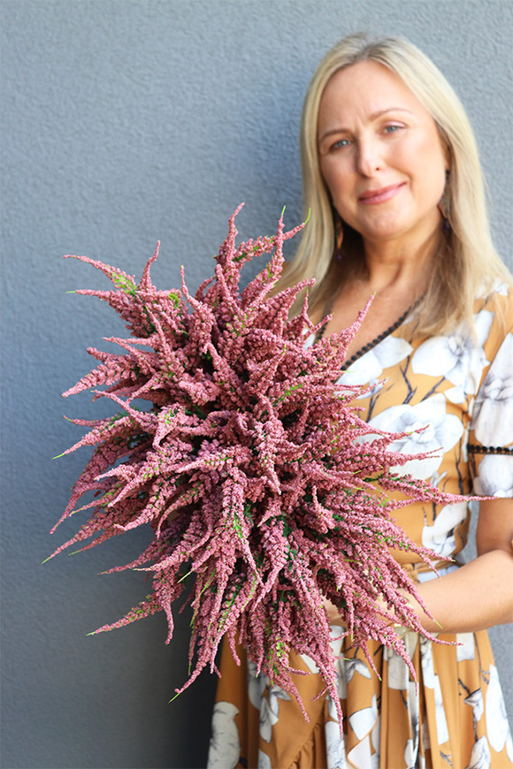 Wrzosowisko Fiolet, kompozycja kwiatowa w donicy