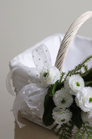 Biała Altana, dekorowany koszyczek wielkanocny, wys.25cm