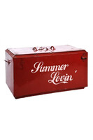 Cooler Retro, metalowy cooler przenośny