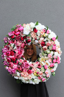 Maria Antonina Big, bardzo duży wianek na drzwi