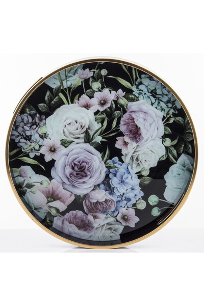 Wiktoria melaminowa taca z przeszklonym blatem