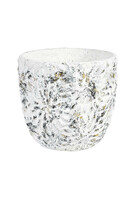 Albero White, osłonka z papier mache kwiaty A, 1 szt., wym.33.5x33.5x30.5cm