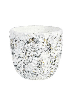 Albero White, osłonka z papier mache kwiaty A, 1 szt., wym.33.5x33.5x30.5cm