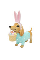 Jamnik na Wielkanoc, figurka ceramiczna, wym.9.7x31.6x27.1cm