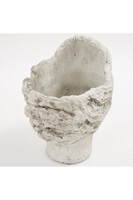 cementowa osłonka / donica, Kobieta J, wym. 24x17x22cm