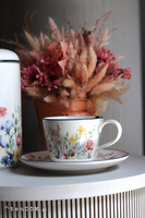 Pan Kwiatek, filiżanka ze spodkiem	