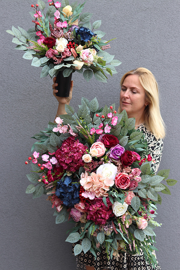 Wspomnienia Jerrete, pastelowa wiązanka nagrobna