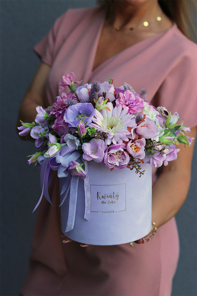 Very Pery, liliowy flowerbox kwiatowy tendom.pl