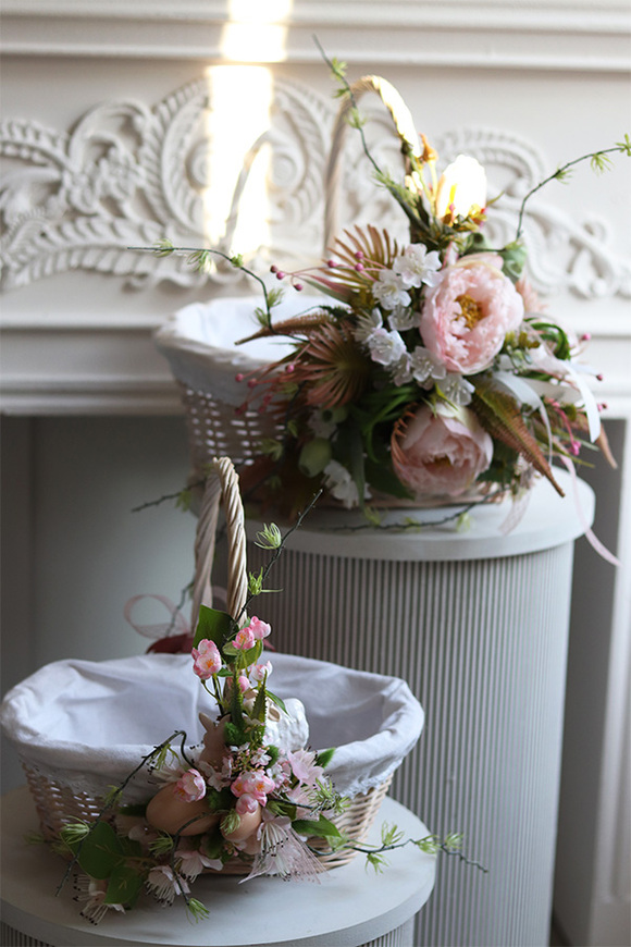 Kremonisa, dekorowany koszyczek wielkanocny