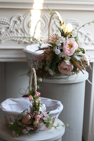 Kremonisa, dekorowany koszyczek wielkanocny