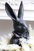 Black Easter Modern, stroik wielkanocny na tacy