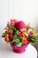 Fuksja na Wielkanoc, stroik wielkanocny