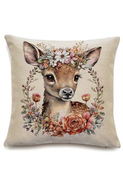 Bambi, poszewka gobelinowa dwustronna, 45x45cm