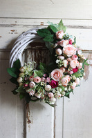 asymetryczny wianek na drzwi, Nefrete, śr.34cm  