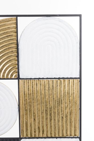 Art Deco, metalowy decor ścienny