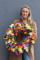 Coloretto, wiosenny wianek na drzwi