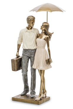 figurka Para Zakochanych pod Parasolem J, wys.40cm