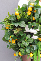 Lemonade, wianek na drzwi z cytrynami