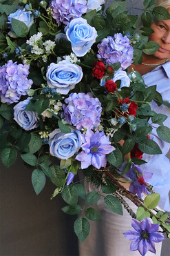 Ollenia dekoracja / wiązanka nagrobna, dł. 110cm 