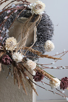 Boho House, wiosenny wianek z baziami