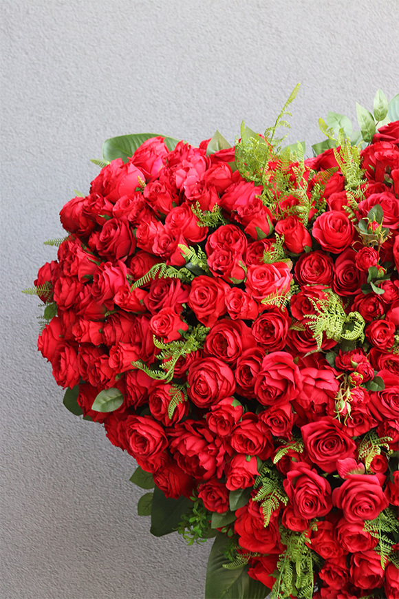 Big Heart, wiązanka nagrobna w kształcie serca