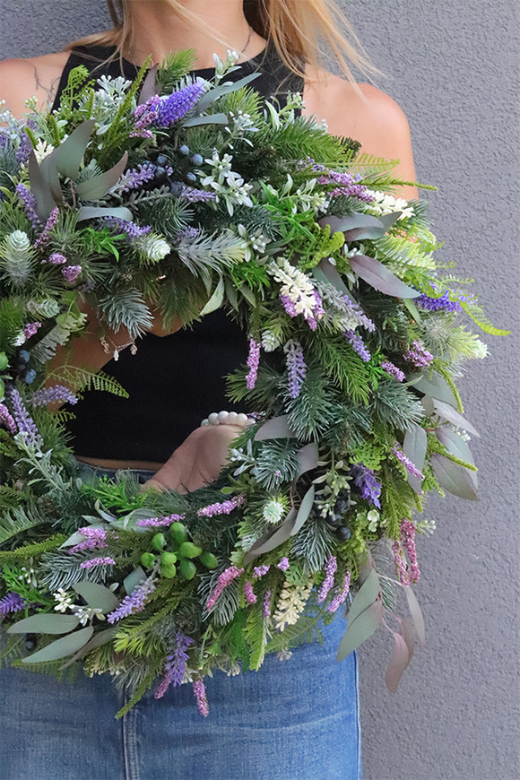 Zieleń to Życie 2, wianek jesienny z wrzosami