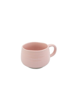 Jamie Oliver, kamionkowy kubek, różowy, poj.375ml