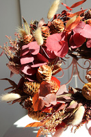 Boho Merrie, dekoracyjny wianek ze stabilizowanych roślin, śr.30cm