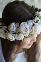 Eurydyka, kwiatowy wianek na głowę, rozmiar uniwersalny