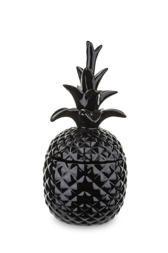 Ananas Black, pojemnik dekoracyjny amfora