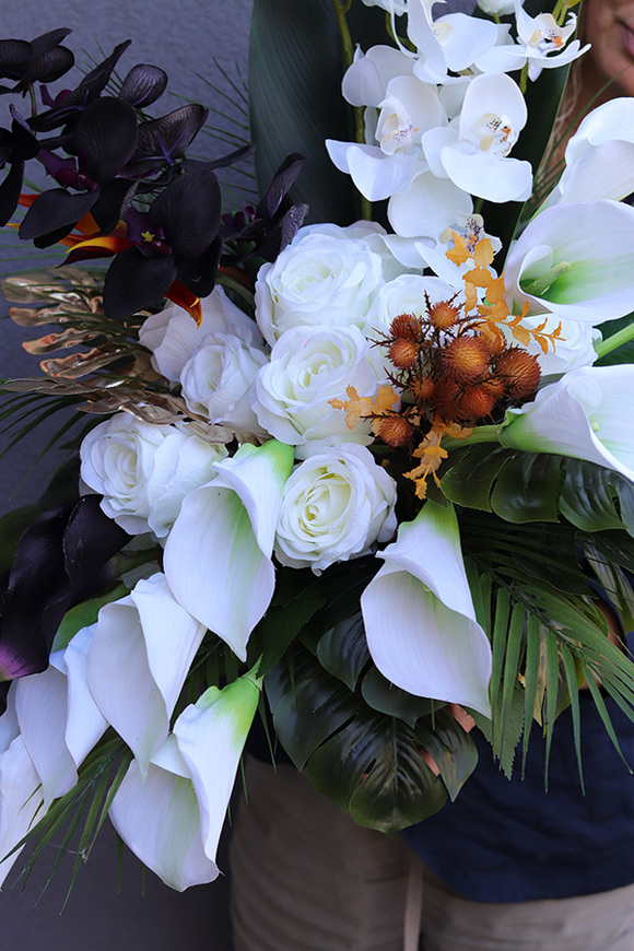 Terence, bukiet nagrobny premium, dł.75cm