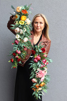 Tęcza Beauty, kolorowa girlanda kwiatowa