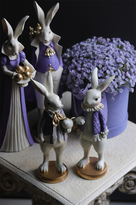 Bunny Violet, zajączek wielkanocny, parka