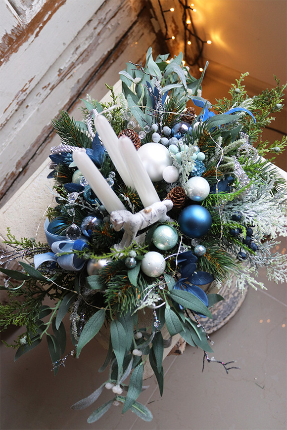 Bluesfera 2, zimowy stroik ze świecami