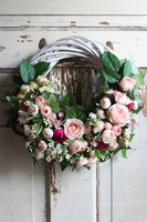 asymetryczny wianek na drzwi, Nefrete, śr.34cm  