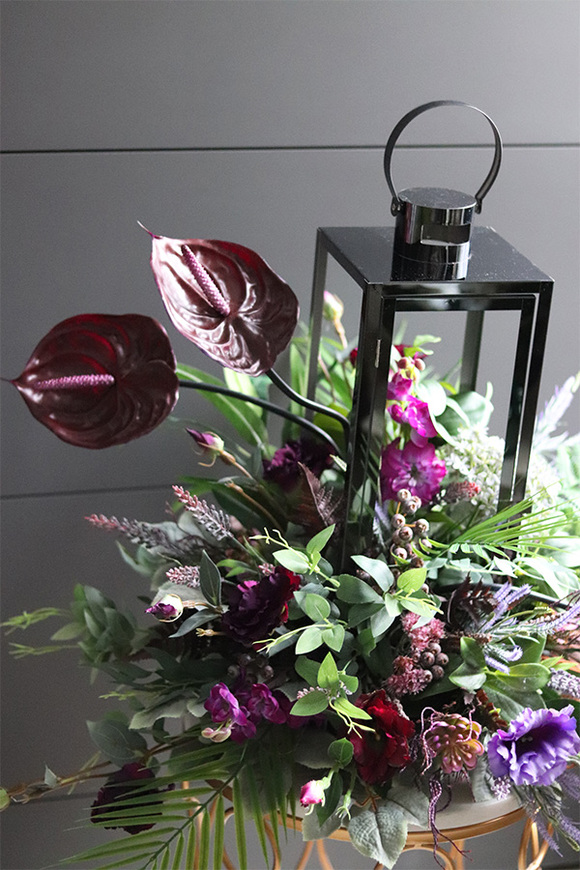 Angelo Garden Purple Graphite, lampion nagrobny