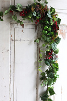 dekoracyjna narożna girlanda, Subtelle Suculentas, wym.91x62cm