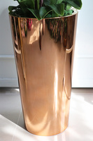 Golderia Copper Side 2, elegancki storczyk podłogowy w miedzianej donicy, wys.130cm 