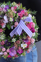 Checca, kolorowy wianek dekoracyjny