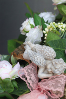 Meluzyna Angels, dekoracja nagrobna na plastrze drewna