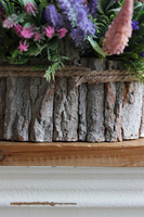 Wrzosy Jesień, kompozycja koszyk z wrzosami