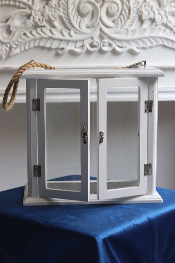 Marine, lampion drewniany