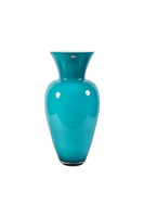 Turkus wazon szklany