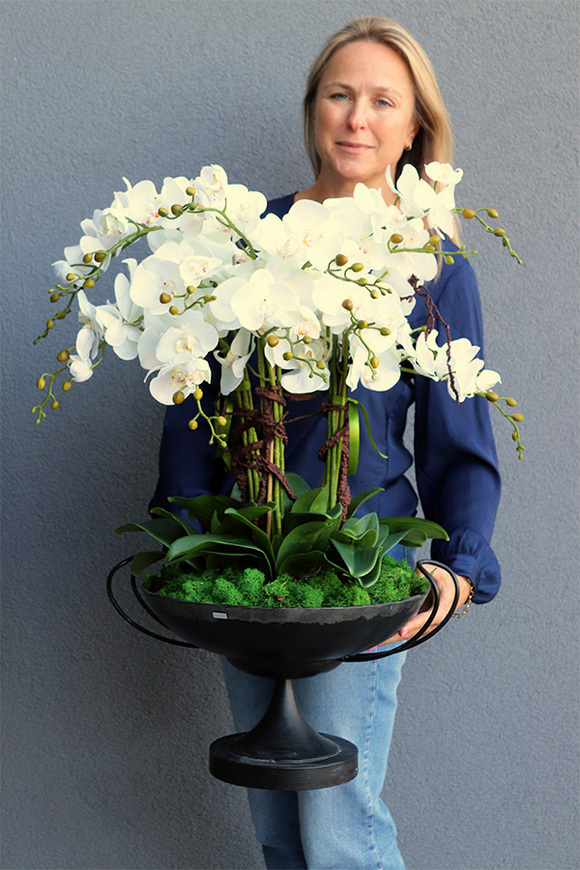 Pałacowa Komnata, elegancki storczyk w pucharze