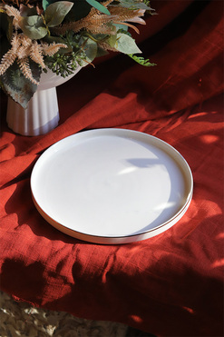 OD RĘKI Novelty, nowoczesny talerz deserowy, śr.20.3cm