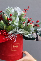 Winter Mood, zimowy flowerbox świąteczny,